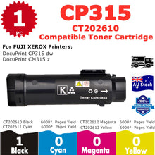 Load image into Gallery viewer, 1 Pack InkSales Xerox CP305 CM305 CT201633 Cyan Only Compatible Toner Cartridge (1C)